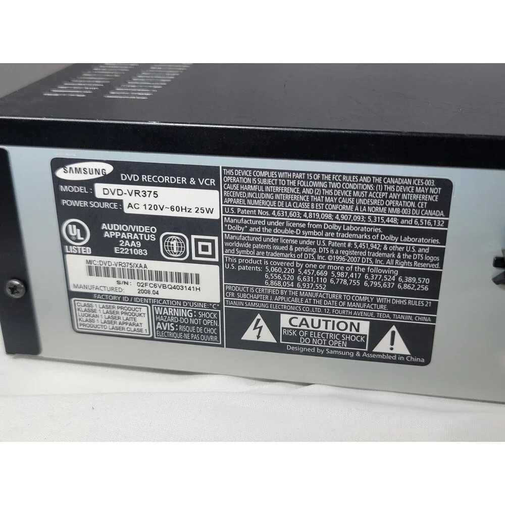 Samsung dvd vr375